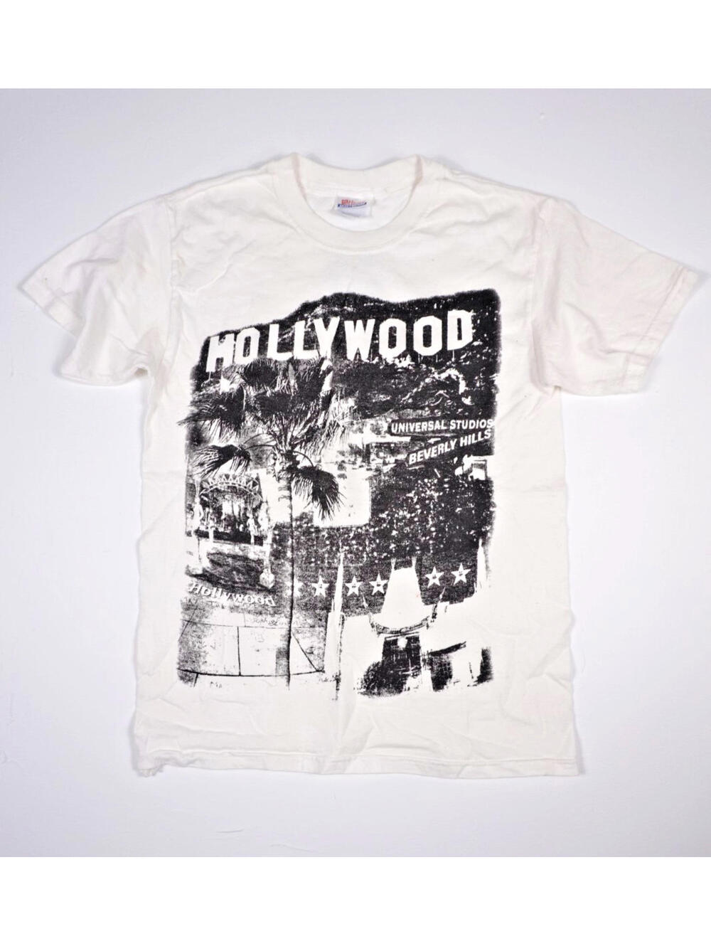 Vintage Hollywood T Shirt Small Mens 90s Los Angeles California Graphic Tee